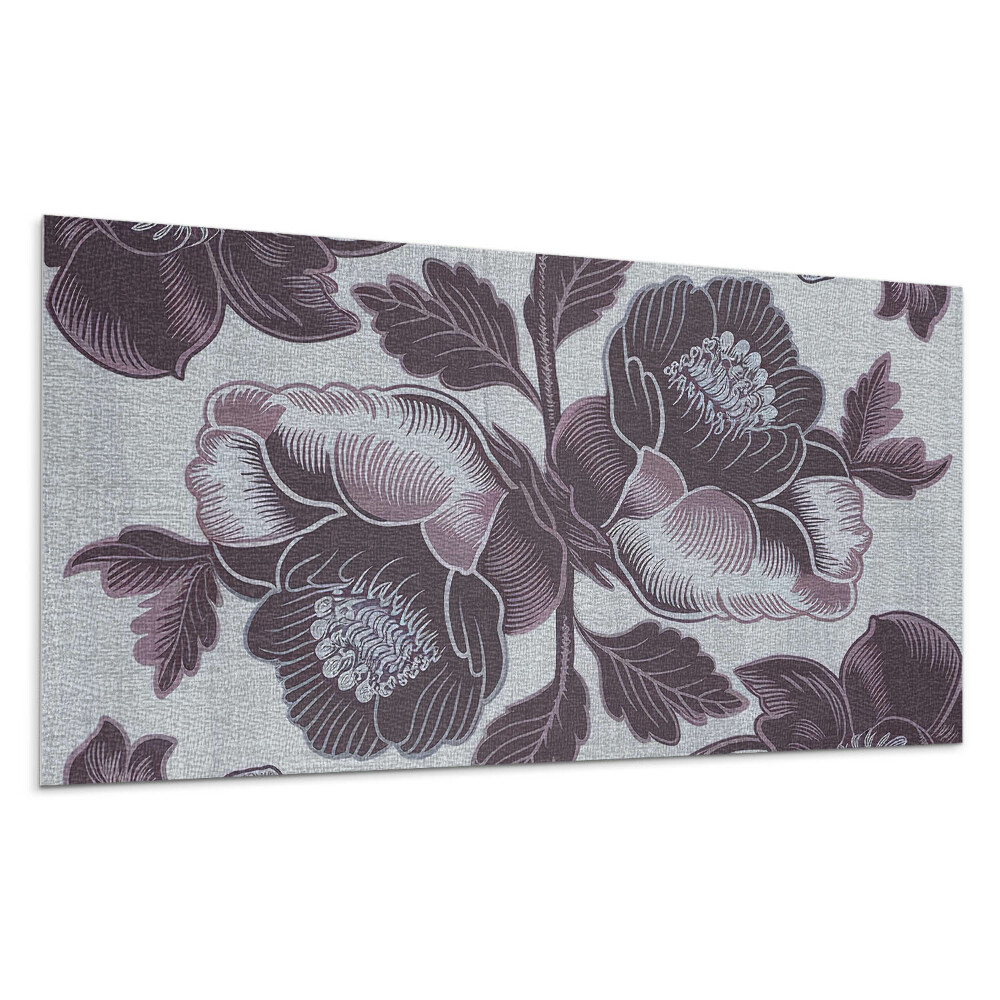 Panel pcv Kwiatowy wzór na tkaninie