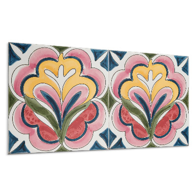 Panel pcv Kwiatowy wzór na płytce