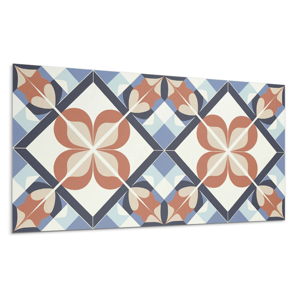 Panel na ścianę Symetryczny wzór kwiatowy