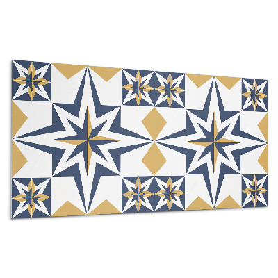 Panel ścienny Geometryczne gwiazdy w kwadratach