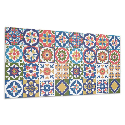 Płyta pcv na ścianę Wzory mozaikowe w kwadratach