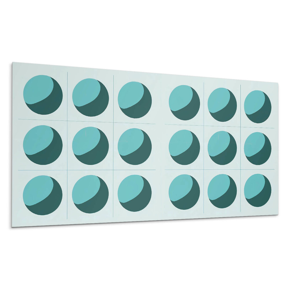 Panel pcv Geometryczne kule w siatce