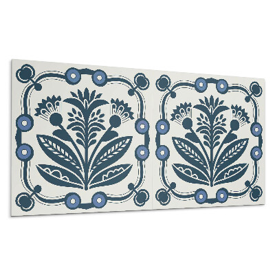 Panel ścienny Kwiatowy wzór z liśćmi