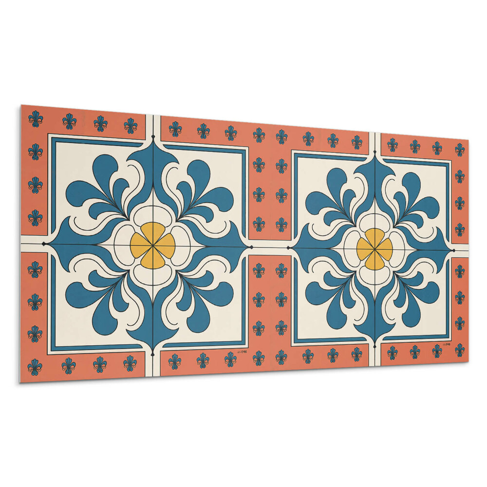 Panel ścienny Folkowy wzór z kwiatami