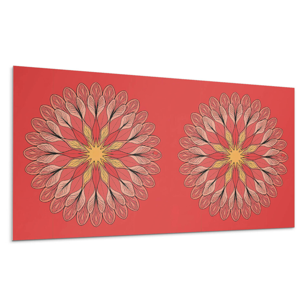 Płyta pcv na ścianę Kwiatowy wzór mandali