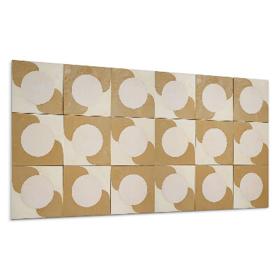 Płyta pcv na ścianę Geometryczne koła i łuki