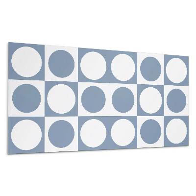Panel na ścianę Geometryczne okręgi w siatce