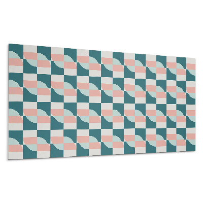 Płyta pcv na ścianę Geometryczny wzór w kratkę