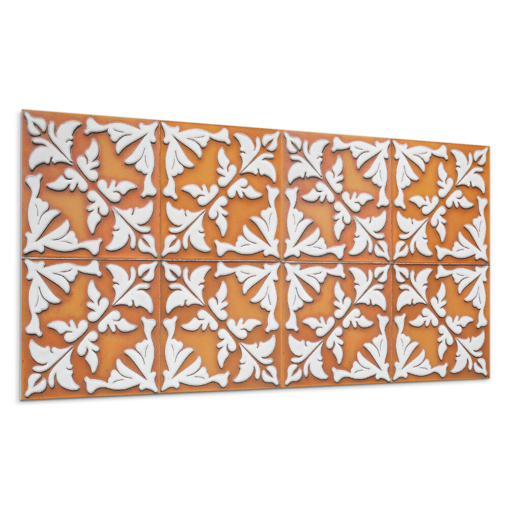 Panel ścienny Wzór roślinny na płytkach