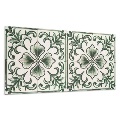 Płyta pcv na ścianę Wzór z liśćmi i sercami