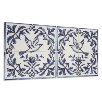 Panel pcv Motyw ptaka wśród roślin