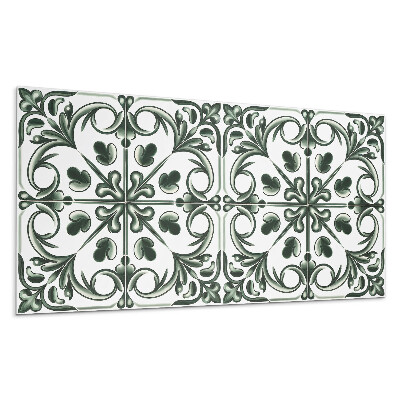 Panel na ścianę Wzór roślinny w kafelku