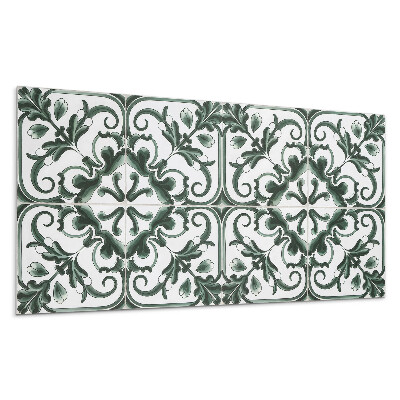 Płyta pcv na ścianę Wzór roślinny w kwadratach