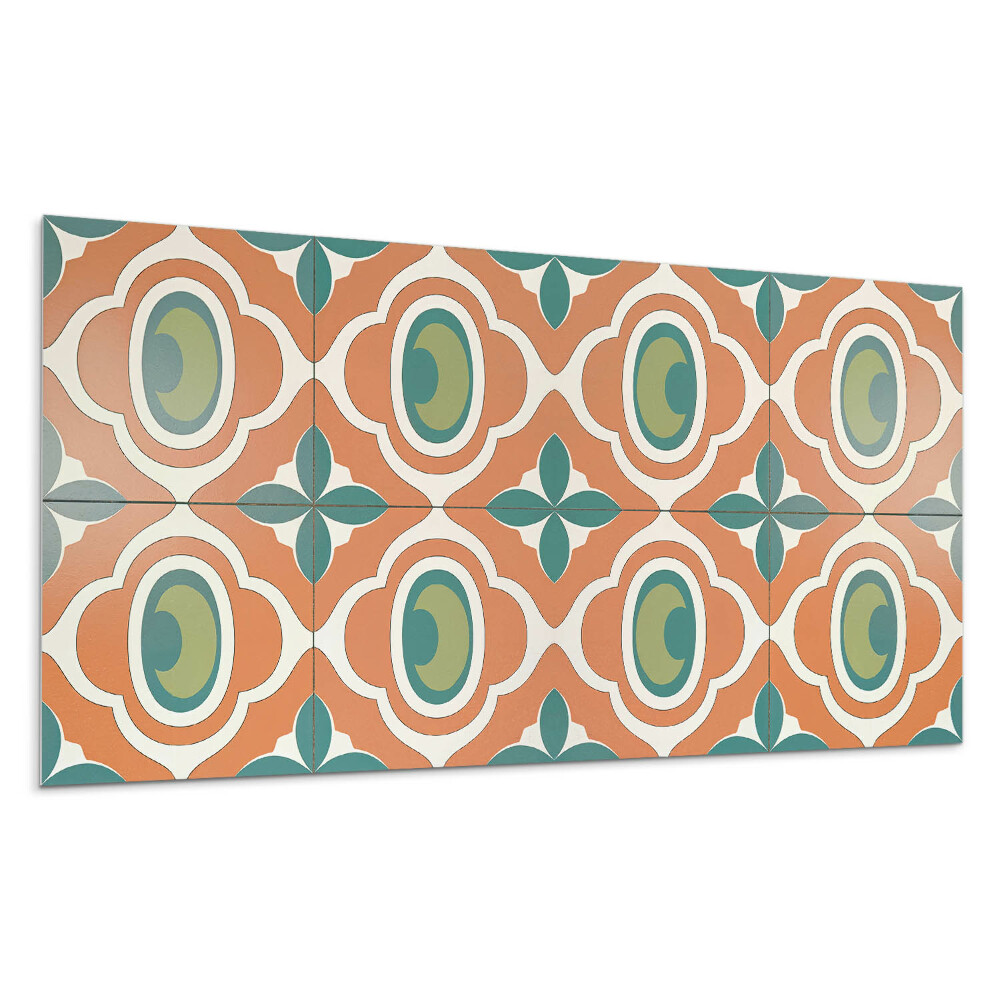 Panel pcv Wzór mozaiki z motywem roślinnym