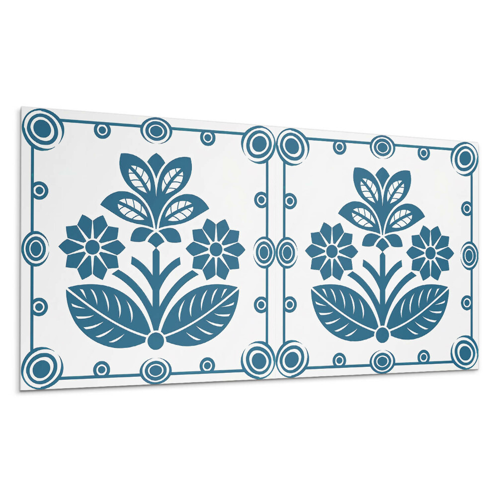 Płyta na ścianę Kwiatowy wzór dekoracyjny