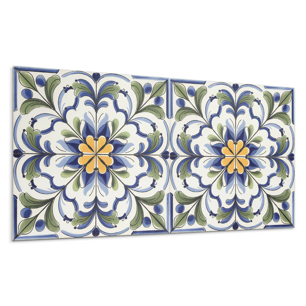 Panel na ścianę Kwiatowy wzór ceramiczny