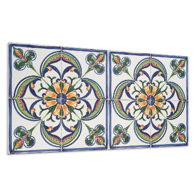 Płyta pcv na ścianę Kwiatowy wzór na kafelku