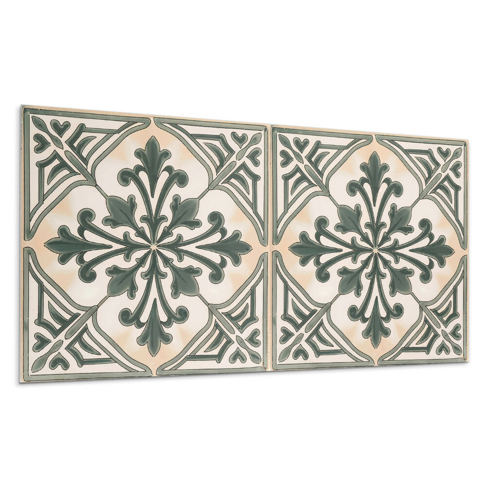 Płyta pcv na ścianę Wzór roślinny w kwadracie