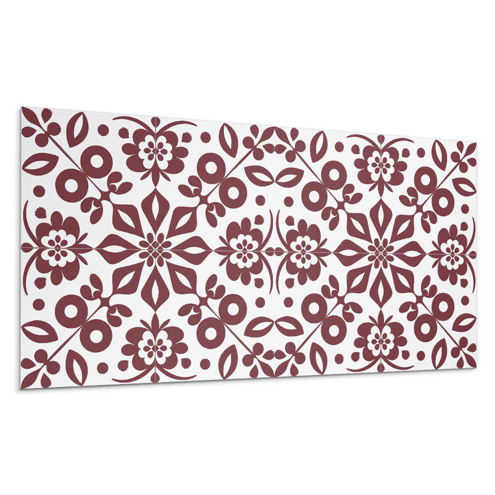 Panel pcv Kwiatowy wzór z liśćmi