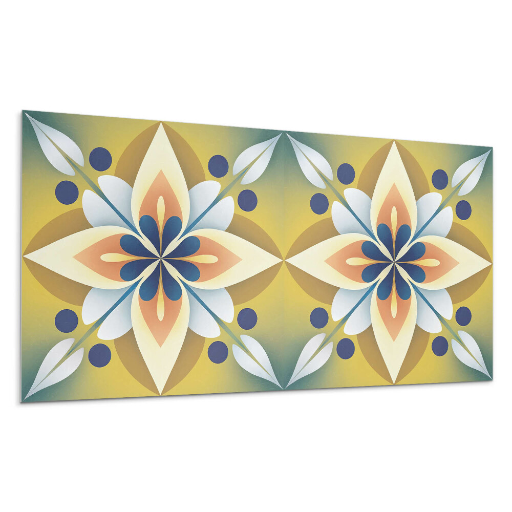 Płyta na ścianę Kwiatowy wzór mandali