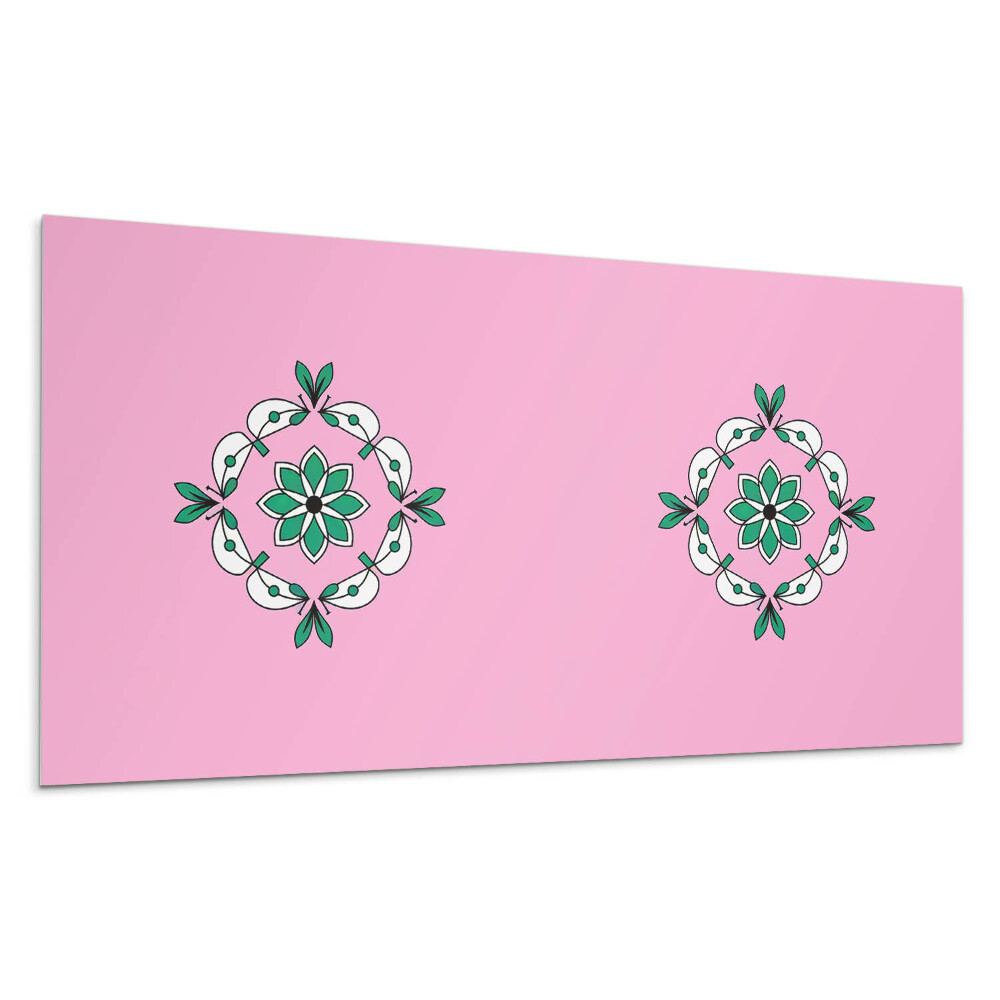 Panel ścienny Kwiatowy wzór z liśćmi