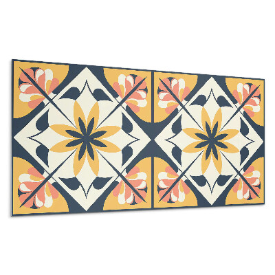 Panel pcv Kwiatowy wzór w rombie