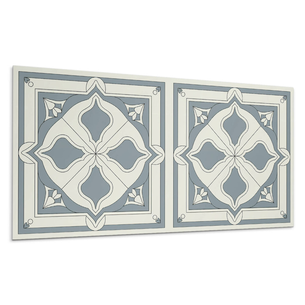 Płyta na ścianę Wzór kwiatowy na płytkach