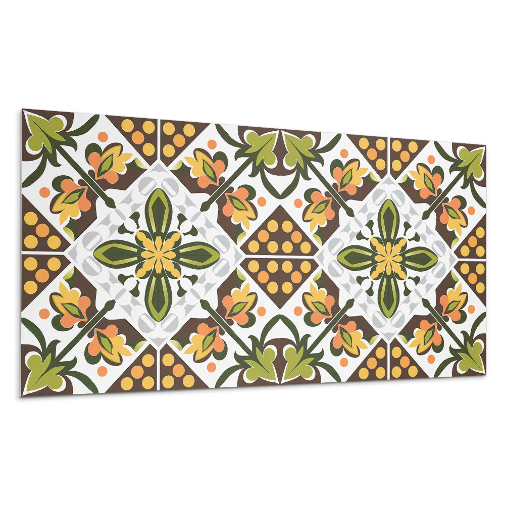 Panel na ścianę Wzór kwiatowy w symetrii