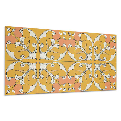 Płyta pcv na ścianę Kwiatowy wzór w symetrii