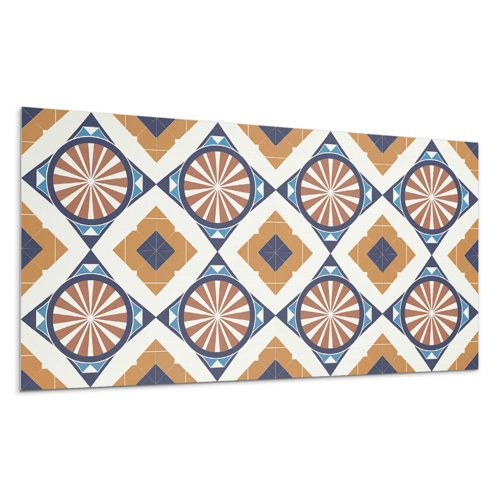 Płyta na ścianę Geometryczny wzór z okręgami