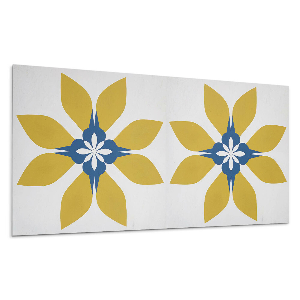 Panel pcv Kwiatowy wzór z liśćmi