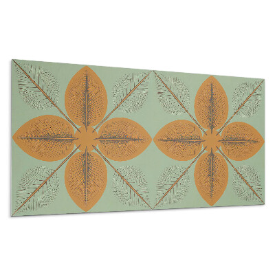 Płyta na ścianę Liście w symetrycznym wzorze