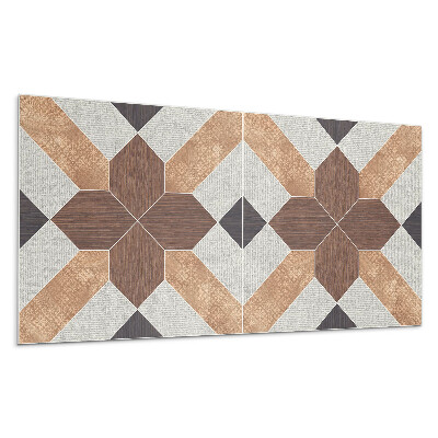 Panel na ścianę Wzór geometryczny z motywem