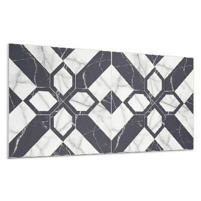 Panel ścienny Geometryczny wzór marmurowy