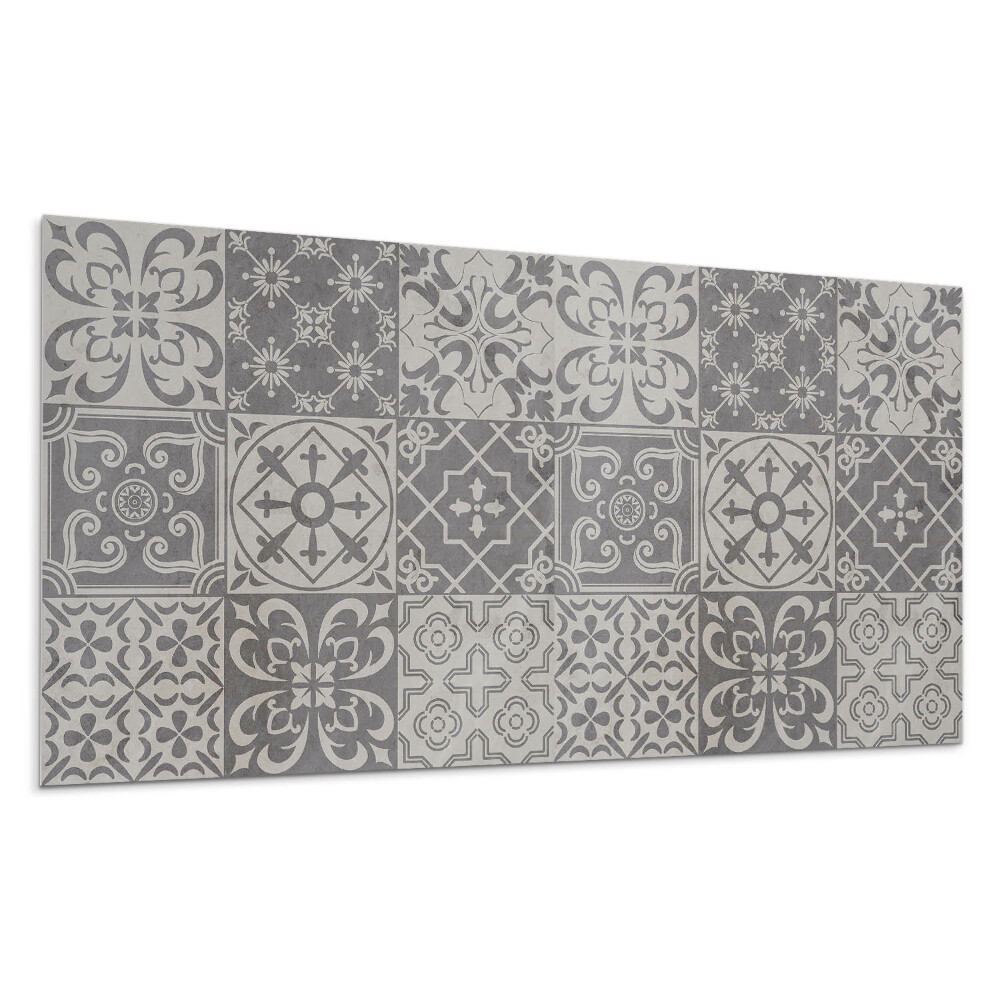 Płyta pcv na ścianę Wzory kafli w układzie 3x3