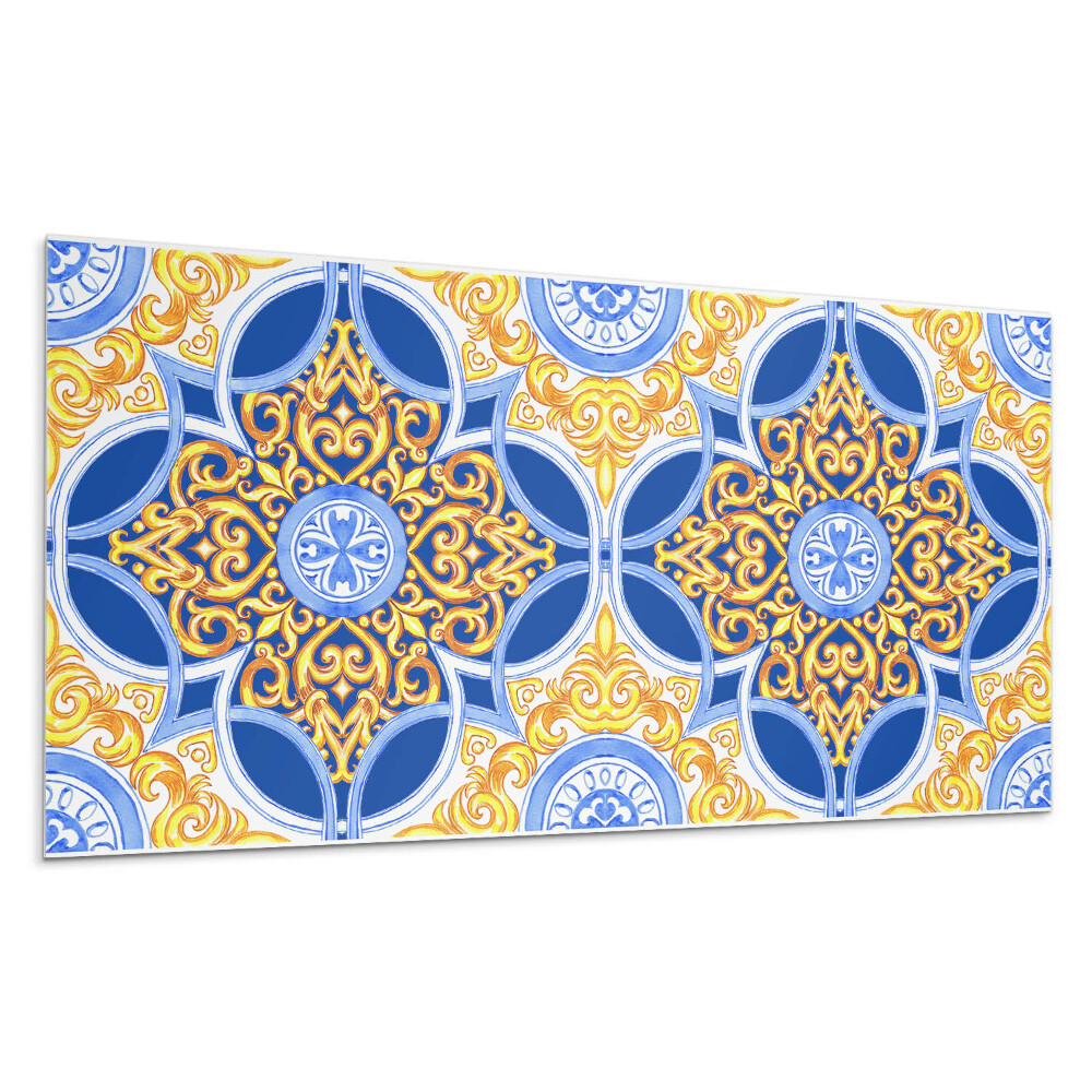 Płyta na ścianę Wzór dekoracyjny z motywem florystycznym