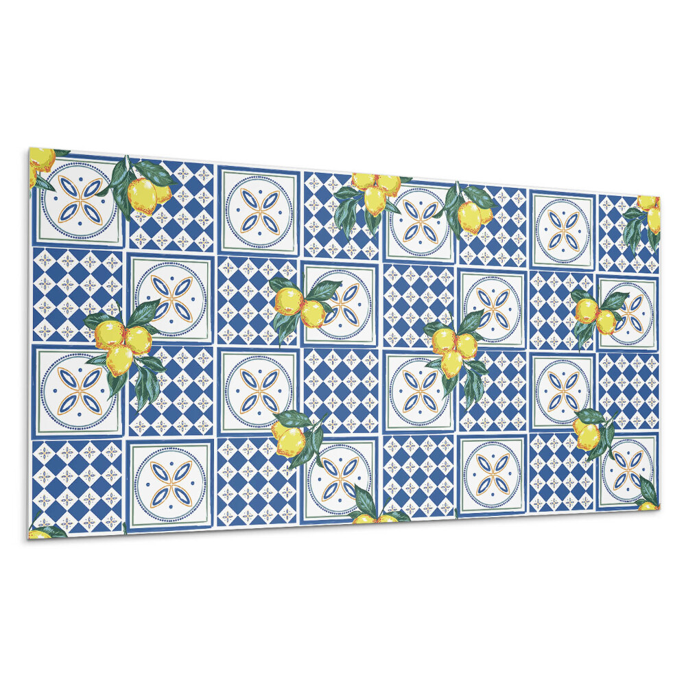 Panel pcv Motyw cytrynowy na płytkach