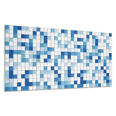 Płyta na ścianę Mozaika w odcieniach niebieskich