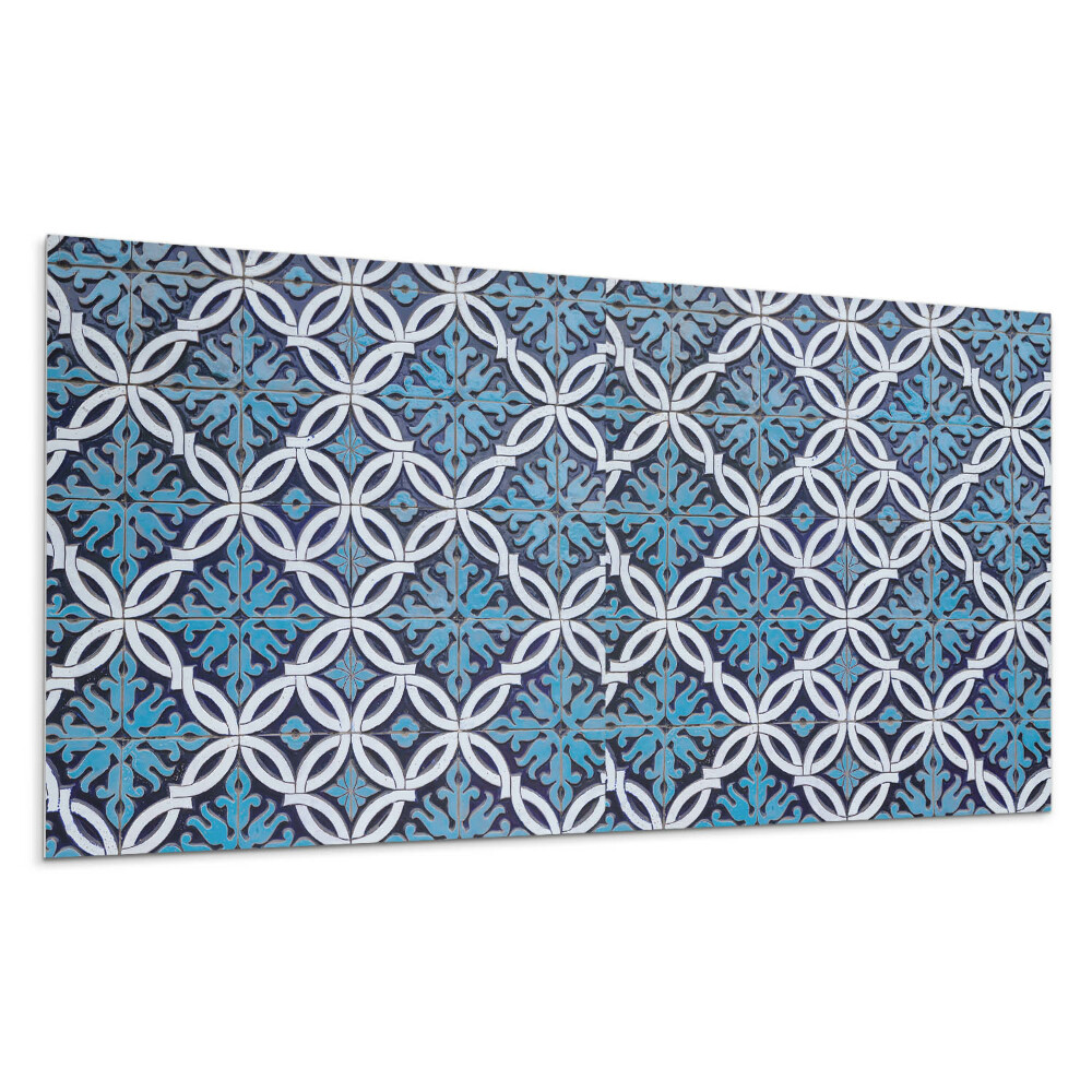 Panel na ścianę Wzór geometryczny z motywem kwiatowym