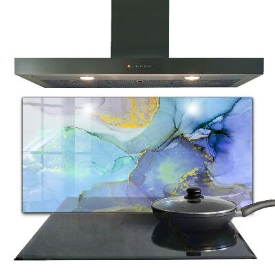 Lacobel do kuchni Energia Błękitu Abstrakcja