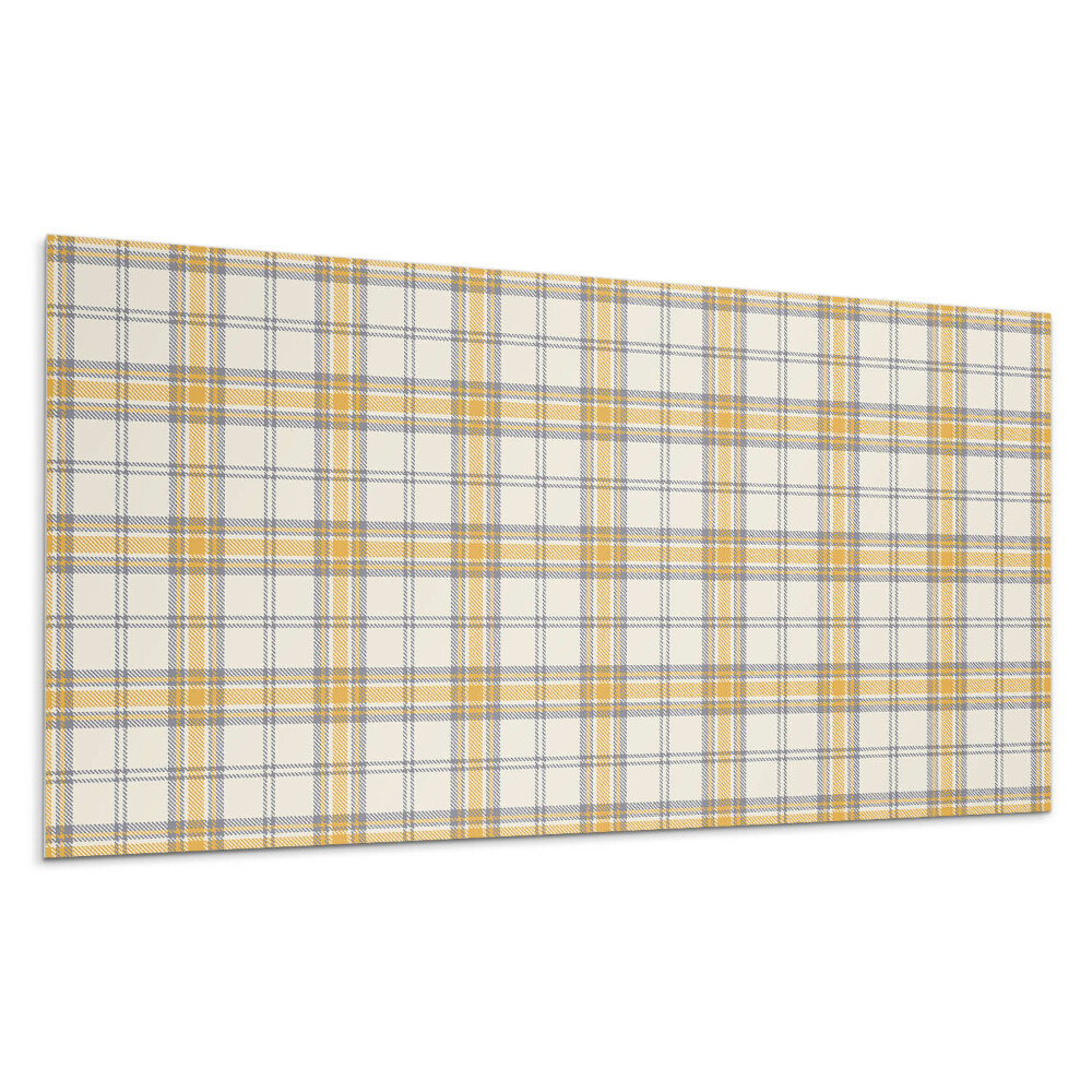 Panel pcv Wzór w kratkę z liniami