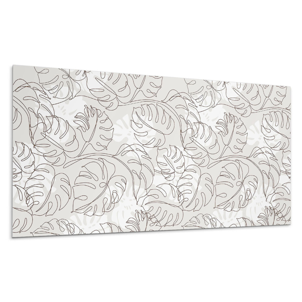 Panel pcv Wzór liści w linii