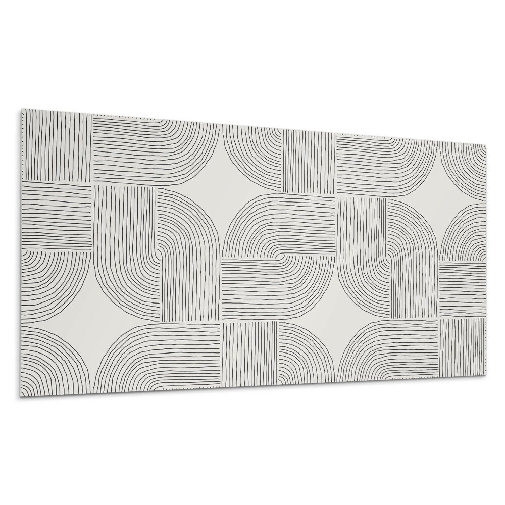 Płyta pcv na ścianę Geometryczne linie w układzie