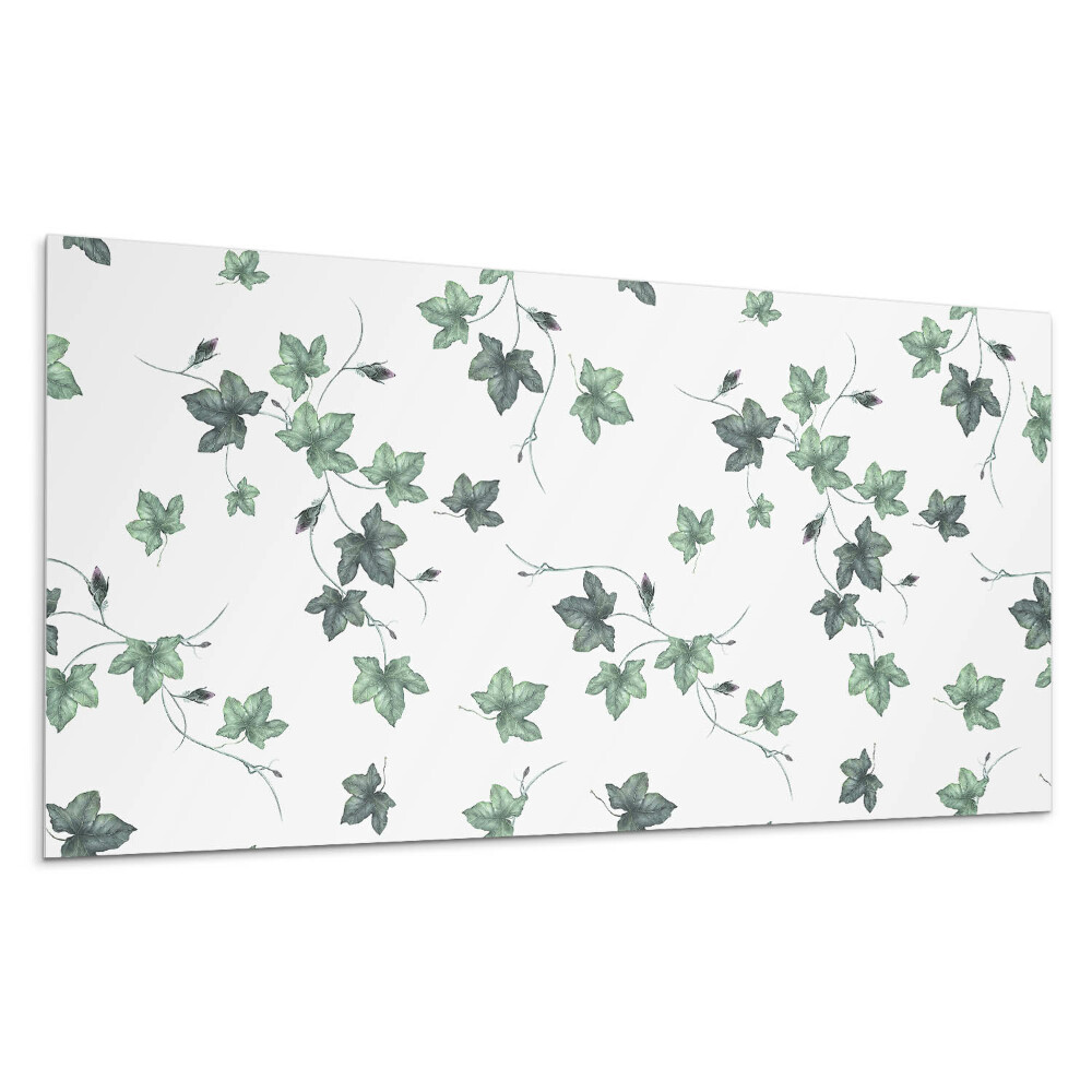 Płyta na ścianę Liście na jasnym tle