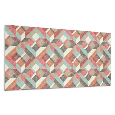 Panel ścienny Geometria w kolorowych kształtach