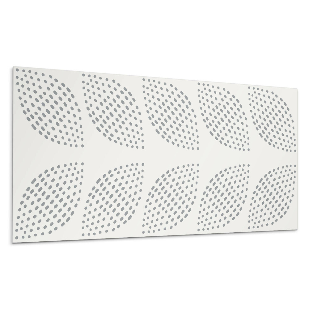 Panel na ścianę Wzór liści z kropkami