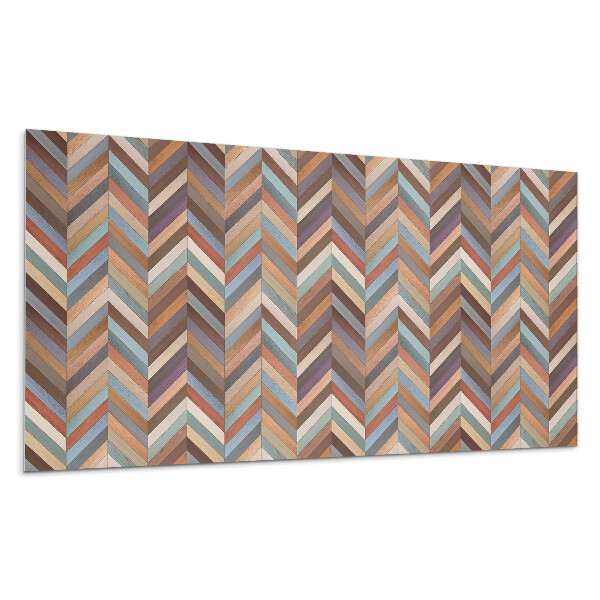 Panel na ścianę Wzór w jodełkę z drewna