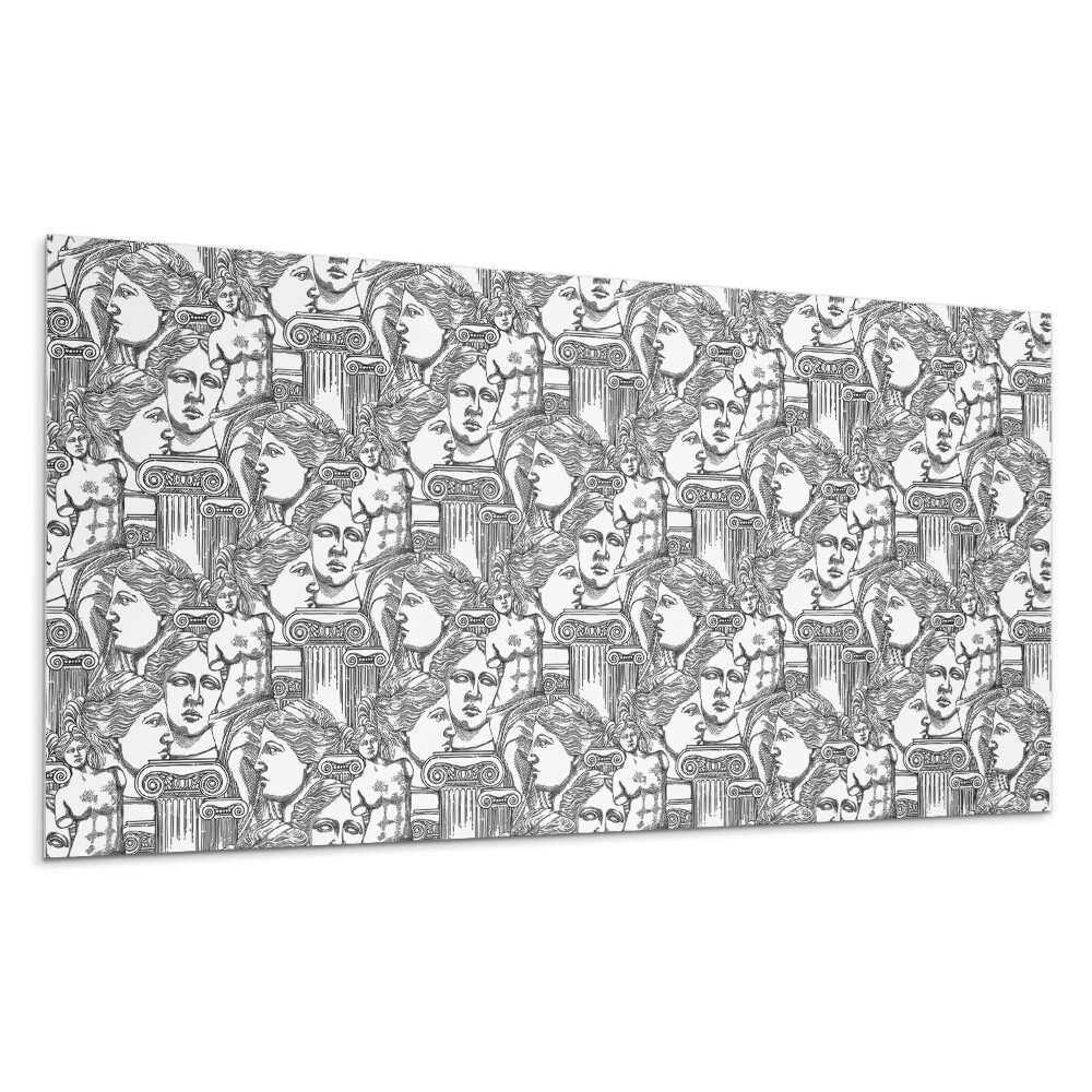 Panel ścienny Wzór z klasycznymi rzeźbami