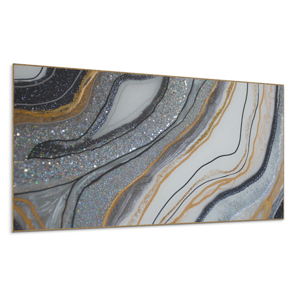 Panel na ścianę Abstrakcyjne fale z blaskiem