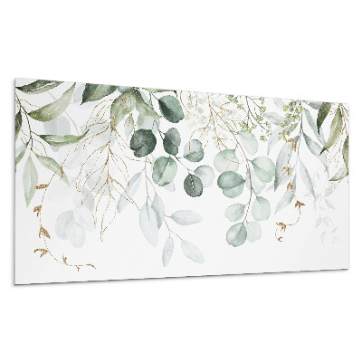 Panel ścienny Delikatne liście i gałęzie